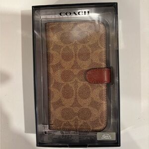Coach wallet, phone case for iPhone 14 and iPhone 13